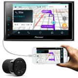 Kit Central Multimídia Pioneer SPH-DA138TV Bluetooth Interface iOS Android TV + Cam Ré Mini Colorida - Kit som e vídeo
