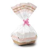 Kit Cesta Presente 18X13X7,5Cm Lila Bege - Cromus