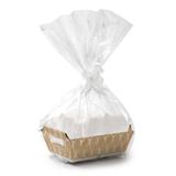Kit Cesta Presente 27X18,5X9,5Cm Kraft Noah Bege - Cromus