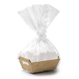 Kit Cesta Presente 27X18,5X9,5Cm Pardo Bege - Cromus