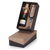 Kit Champagne Moet Chandon Impérial brut 200ml + 1 taça de cristal - Shop quality