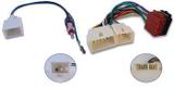 Kit Chicote + antena para trocar o radio original Toyota Corolla, Etios, Hilux, Yaris entre outros - Cabrio