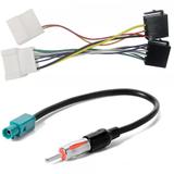 Kit Chicote de Ligação + Chicote Adaptador de Antena Renault Sandero Logan Duster Captur - Expex