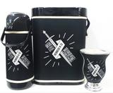 Kit chimarrão térmica, mateira e cuia - a palavra de deus é viva e eficaz - Mix atacadista