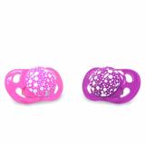 Kit Chupeta com 2 unidades (0 a 6 meses) - Rosa/Roxo - Twistshake