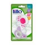 Kit Chupeta Ortodôntica Lillo Dia e Noite Tam 2 Lilás 2 Unidades