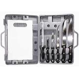 Kit Churrasco com Facas Inox 7 Peças e Maleta Western