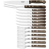 Kit Churrasco Inox 14 peças Polywood TRAMONTINA