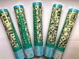 Kit chuva de dinheiro 5 lança confete dólar - Vmp