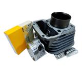 Kit Cilindro Motor Pistao Titan Fan 125 2002 até 2008 Metal Leve