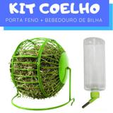 Kit Coelho com Bebedouro e Porta Feno Pawise