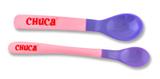 Kit Colheres com Indicador de Temperatura Chuca Baby Pequena - 2 Peças
