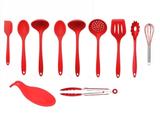 Kit Colheres Inteiramente De Silicone 11 Pçs 12x Sem Juros - Clink