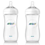 Kit com 02 Mamadeiras Petala 330ML Philips AVENT SCF696/17