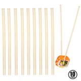 Kit com 10 Pares de Hashi em Bambu Rio Tijucas