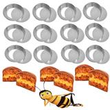 Kit Com 12 Forminhas Redondas Número 1 Fundo Falso Mini Bolos Pão De Mel - Caparroz