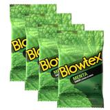Kit com 12 Preservativo Blowtex Menta c/ 3 Un Cada