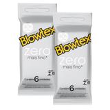 Kit com 12 Preservativo Blowtex Zero c/ 6 Un Cada