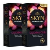 Kit com 12 Preservativo SKYN Cocktail c/ 6 Un Cada