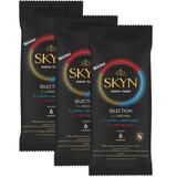 Kit com 18 Preservativo SKYN Selection c/ 6 Un Cada