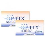 Kit com 2 caixas de Lentes de Contato Night Day Aqua Air Optix - Ciba vision