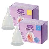 Kit com 2 Coletores Menstruais Easy Cup A + B - Lumma