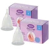 Kit com 2 Coletores Menstruais Easy Cup B (Fluxo Leve a Médio) - Lumma