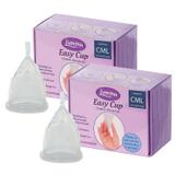 Kit com 2 Coletores Menstruais Easy Cup CML (Colo Médio Longo) - Lumma