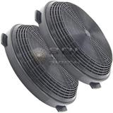 Kit com 2 Filtros de Carvão Ativado para Coifa Electrolux 60CV