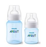 Kit Com 2 Mamadeiras Avent Classica 125 260ml Azul 0m+ - Philips avent