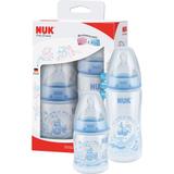Kit com 2 Mamadeiras Nuk FC Rose Blue 150ml e 300ml S1/S2 Boys