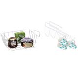 Kit com 2 Organizadores de Armários Prateleira Cesto Xícaras - Arthi