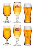 Kit com 2 Taças Stella Artois + 2 Taças Bohemia + 2 copos budweiser - Ambev