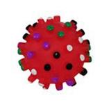 Kit com 2 unidades do brinquedo para cachorro bola espinho 6,5 cm de ø - Western pet