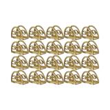 Kit Com 20 Porta Guardanapos Provençal Para Festas - Madeira e design