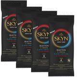 Kit com 24 Preservativo SKYN Selection c/ 6 Un Cada