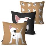 Kit com 3 Almofadas Decorativas Dog - Pump up