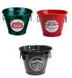 Kit com 3 Baldes de Gelo 6 Litros 1 x Stella Artois 1 x Budweiser 1 x Jack Daniels - Ud utilidades