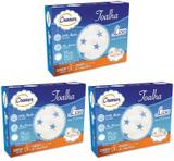 Kit Com 3 Caixas de Toalha Fralda Estampa Menino - Cremer - 70x120cm