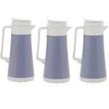 Kit com 3 Garrafas Termicas AÇO INOX SLIM Blue 600ML Termopro TP6529