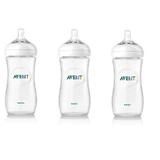 Kit com 3 Mamadeiras Petala 330ML Philips AVENT SCF696/17