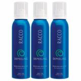 Kit com 3 Mousse Depilatório Depeeling Racco 150ml
