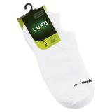 Kit Com 3 Pares De Meias Invisível Lupo- Branca- 3270-089