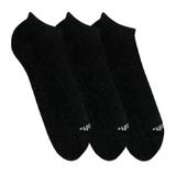 Kit Com 3 Pares De Meias Invisível Mash Preta- 0m0
