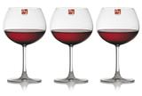 Kit com 3 Taça De Cristal 650 ML Bella Vita D22