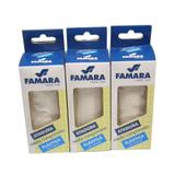 Kit com 3 Unidades de Atadura Elastica Media Compressao Famara Health Care 10CM X 1,30 M Natural