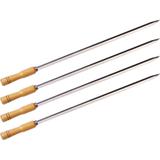 Kit Com 4 Espetos 70cm Simples em Aço Inox - Wp connect