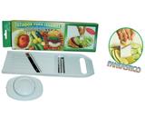 Kit com 4 Fatiadores de Legumes 3 em 1 (Mandolin) - Produto nacional