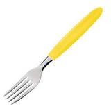 Kit com 4 Garfos de Mesa Ipanema Amarelo - Tramontina