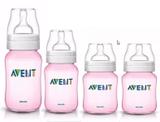 Kit Com 4 Mamadeira Avent Classica De 0m A 6 M Rosa - Philips avent